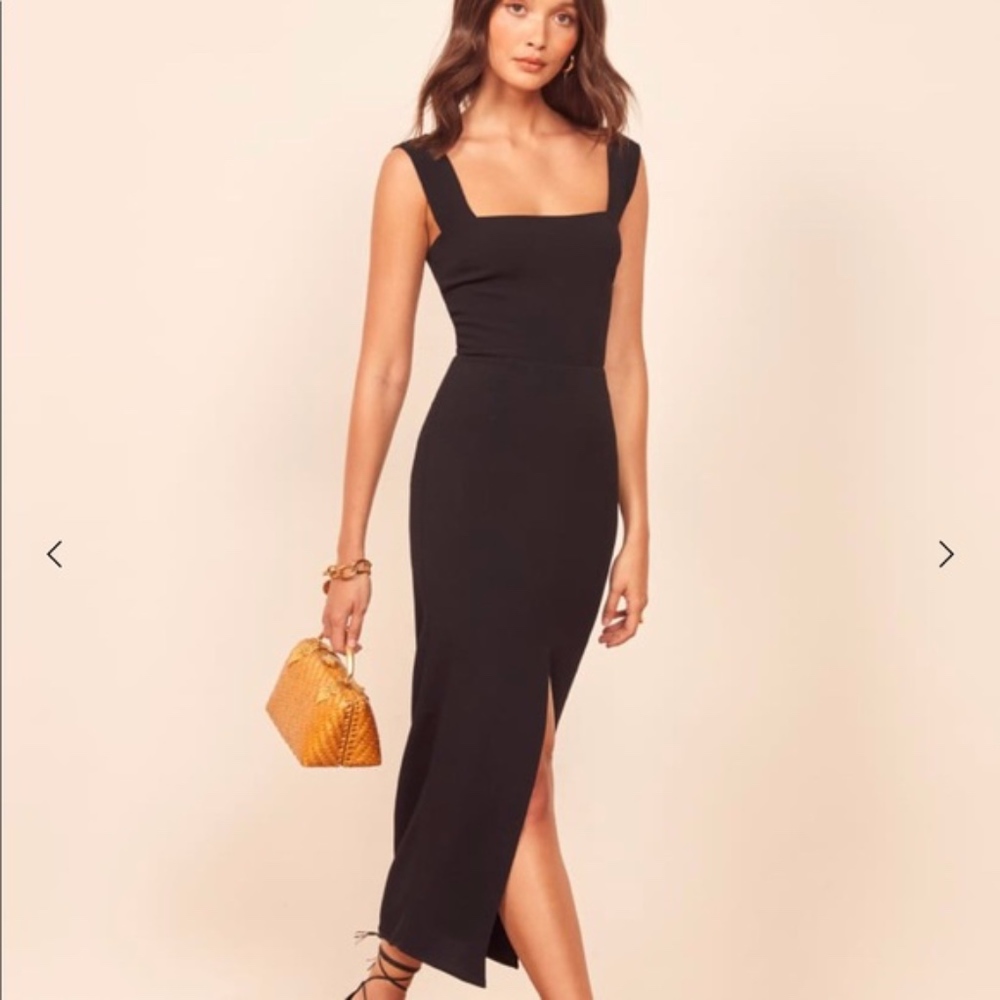 Reformation Graciella Dress - Black